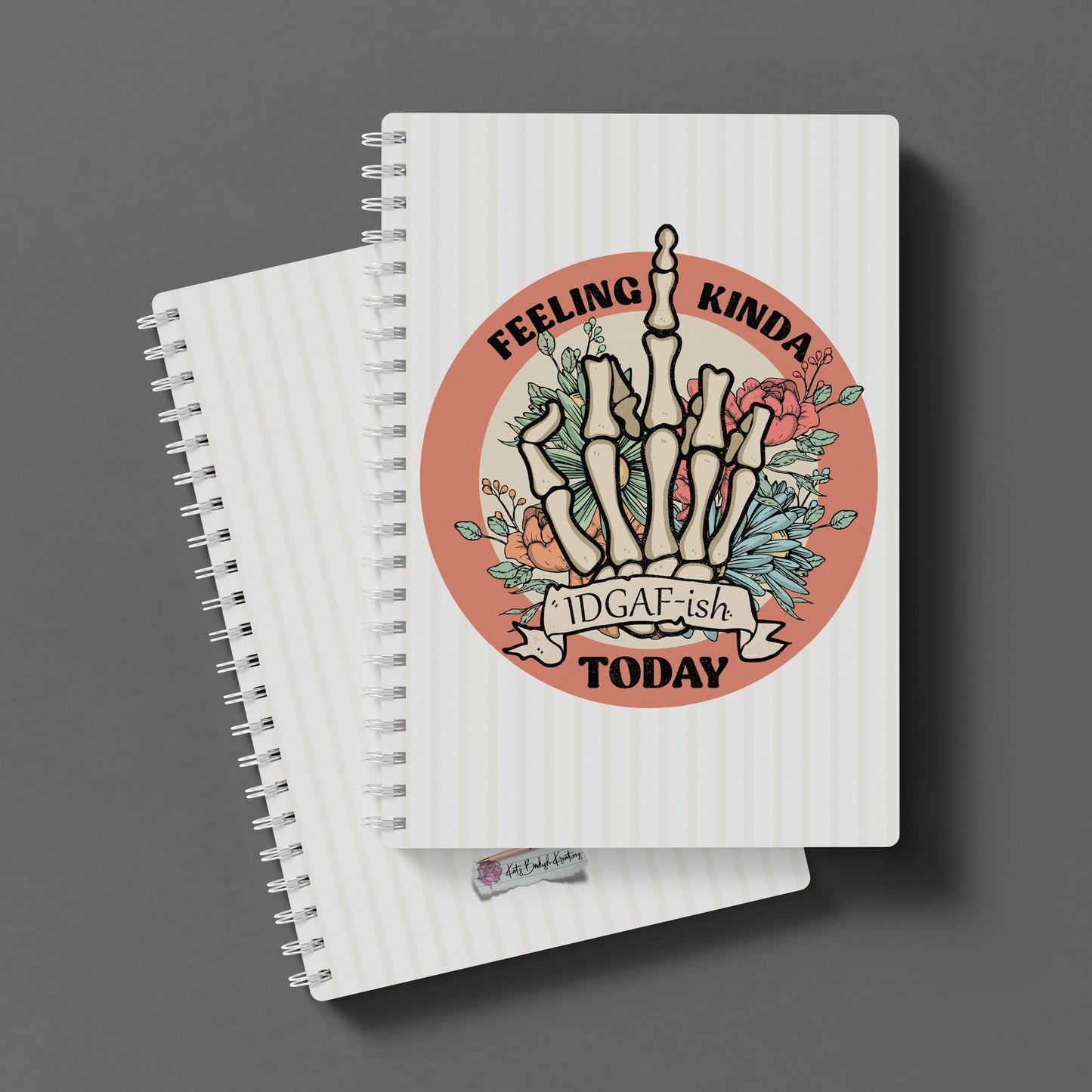 "IDGAF" Spiral Notebook