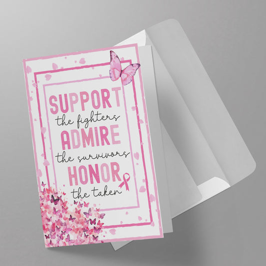 Support the Fighter Greeting Card