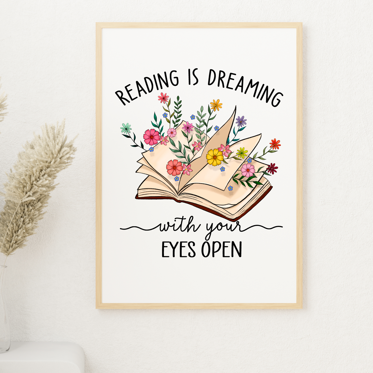 Reading Is Dreaming With Your Eyes Open Diamond Art